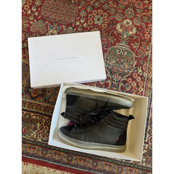 Oliver Cabell Jabbar High Top Mens Sneaker Size 10/43 EU w Box - Picture 2 of 11